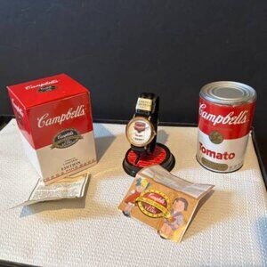 NEW! 1994 Campbell's Tomato Soup Wristwatch Limited Edition #CBS01